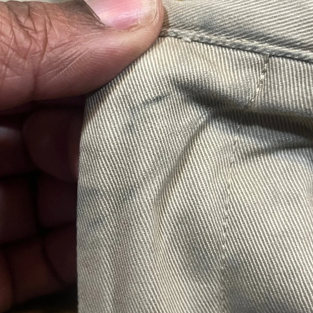 Polo Ralph Lauren Ethan Pant Mens‎ 36x34 Tan Khaki Pleated 100% Cotton Chinos
